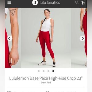 Vibrant Red Leggings